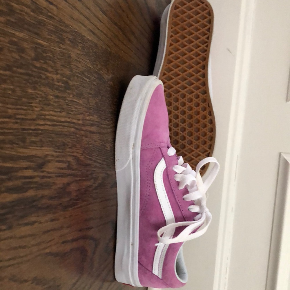 Pink Vans, worn only twice! Excellent condition!